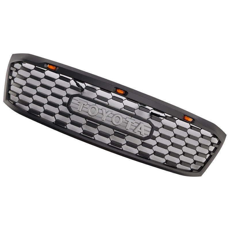 2005–2011 Toyota Hilux N70 PrefaceLift LED-etukerroksen baarigrilli mustana