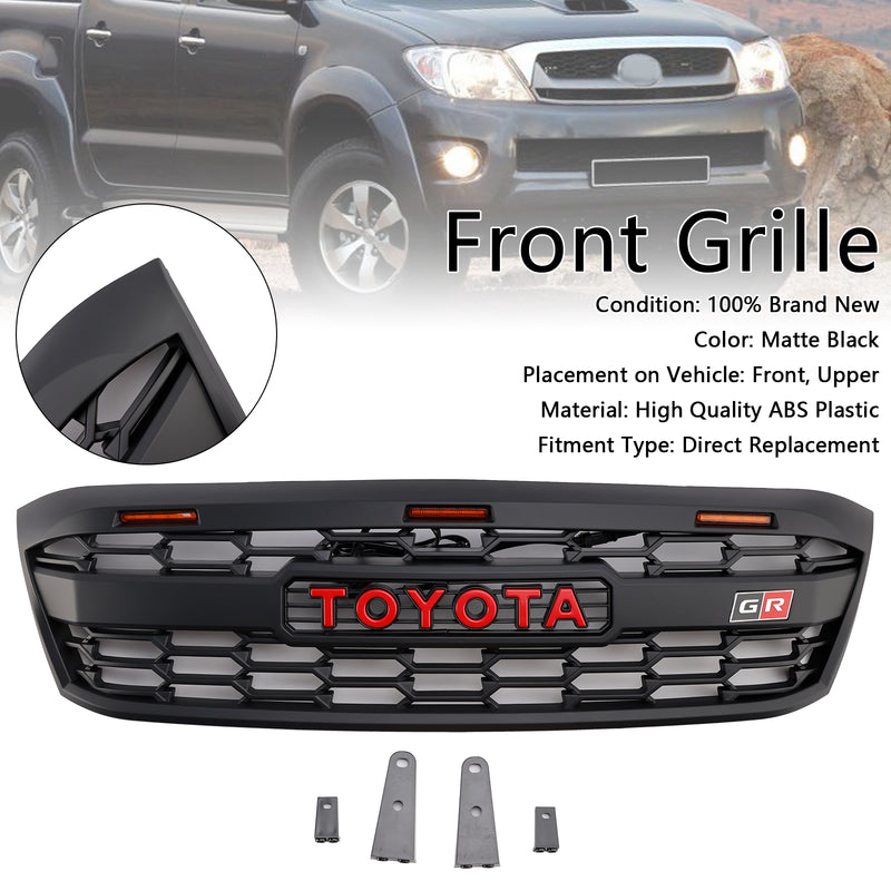 2005–2011 Toyota Hilux N70 GR-Style Kühlergrill Frontgrill mit LED