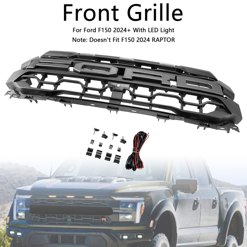 2024+ Ford F150 mit schwarzem LED-Frontgrill