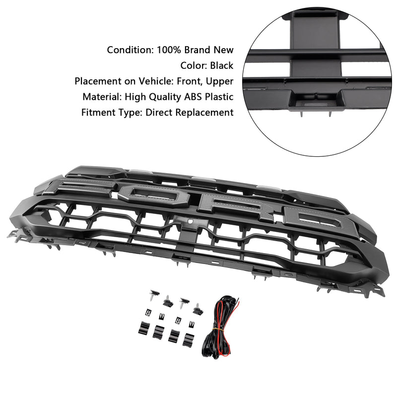 2024+ Ford F150 mit schwarzem LED-Frontgrill