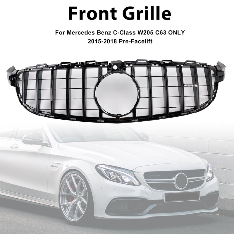 2015–2018 Mercedes Benz W205 C63 Vor-Facelift Frontstoßstangengrill