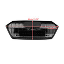 2019-2024 Audi A7 C8/Sline/S7 Glanssvart støtfangergitter foran