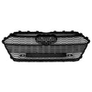 2019–2024 Audi A7 C8/Sline/S7 schwarz glänzend Frontstoßstangengrill