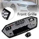 2019–2024 Audi A7 C8 S7 W/ACC Frontstoßstangengrill Grill Schwarz