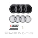 2019–2024 Audi A7 C8 S7 W/ACC Frontstoßstangengrill Grill Schwarz