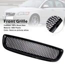 2008-2012 Volvo S40 V50 Gloss Black Front Bumper Honeycomb Grille