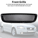 2008-2012 Volvo S40 V50 Gloss Black Front Bumper Honeycomb Grille