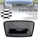 2015–2017 Audi A8 S8 RS8 Stil Frontstoßstangengrill Wabengrill schwarz