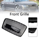 2015–2017 Audi A8 S8 RS8 Stil Frontstoßstangengrill Wabengrill schwarz