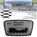 2015–2017 Audi A8 S8 RS8 Stil Frontstoßstangengrill Wabengrill schwarz