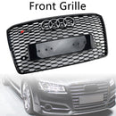 2015–2017 Audi A8 S8 RS8 Stil Frontstoßstangengrill Wabengrill schwarz