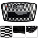 2015–2017 Audi A8 S8 RS8 Stil Frontstoßstangengrill Wabengrill schwarz