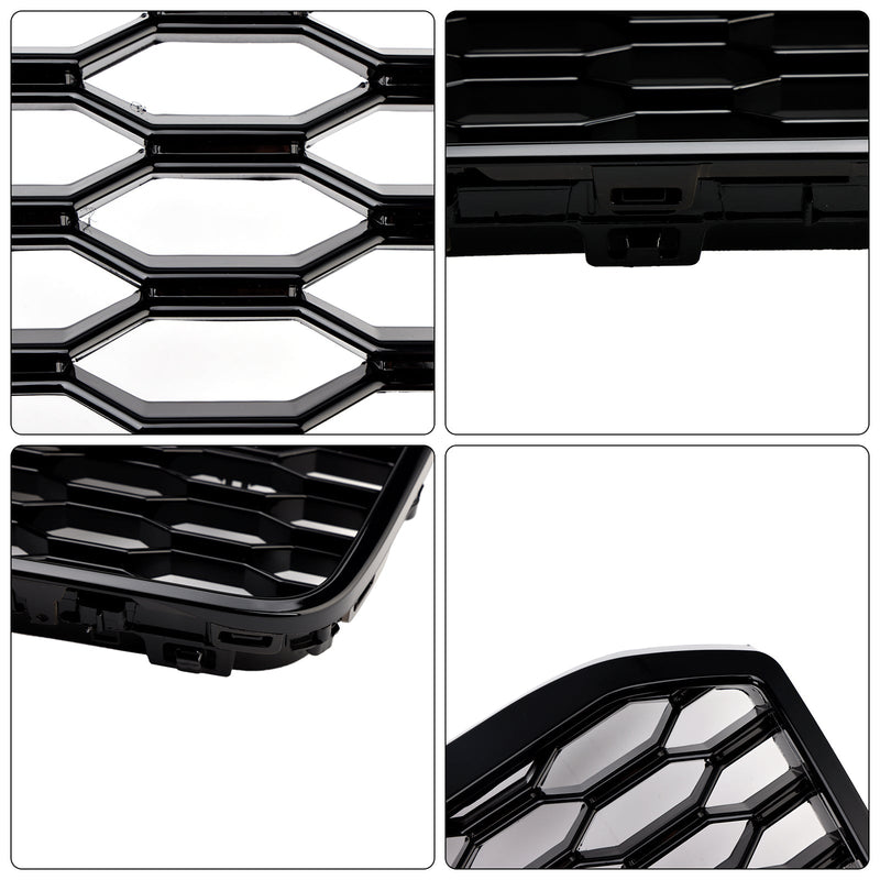 2015–2017 Audi A8 S8 RS8 Stil Frontstoßstangengrill Wabengrill schwarz