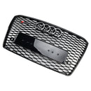 2015–2017 Audi A8 S8 RS8 Stil Frontstoßstangengrill Wabengrill schwarz