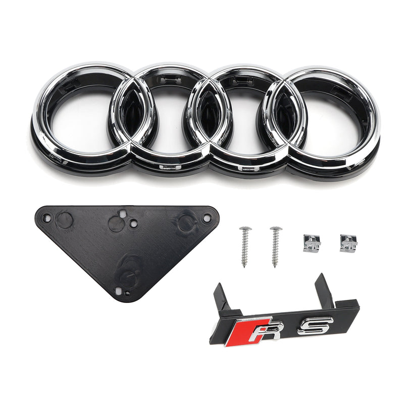 2015–2017 Audi A8 S8 RS8 Stil Frontstoßstangengrill Wabengrill schwarz