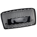 2015–2017 Audi A8 S8 RS8 Stil Frontstoßstangengrill Wabengrill schwarz