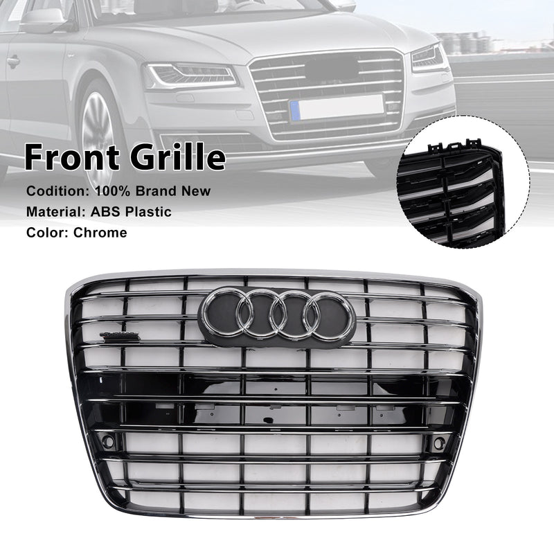 2010–2014 Audi A8 S8 Chrom Frontstoßstange Mesh Grill Kühlergrill