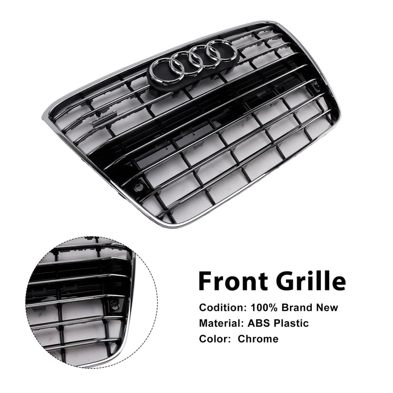 2010–2014 Audi A8 S8 Chrom Frontstoßstange Mesh Grill Kühlergrill