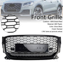 2016-2020 Audi Q2 pre-facelift front kølergrill honeycomb struktur blank sort