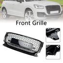 2016-2020 Audi Q2 pre-facelift front kølergrill honeycomb struktur blank sort