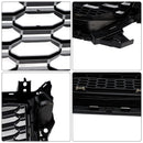 2016-2020 Audi Q2 pre-facelift front kølergrill honeycomb struktur blank sort