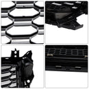 2016-2020 Audi Q2 Vor Facelift Frontkühlergrill Honigwabenstruktur Glänzend Schwarz