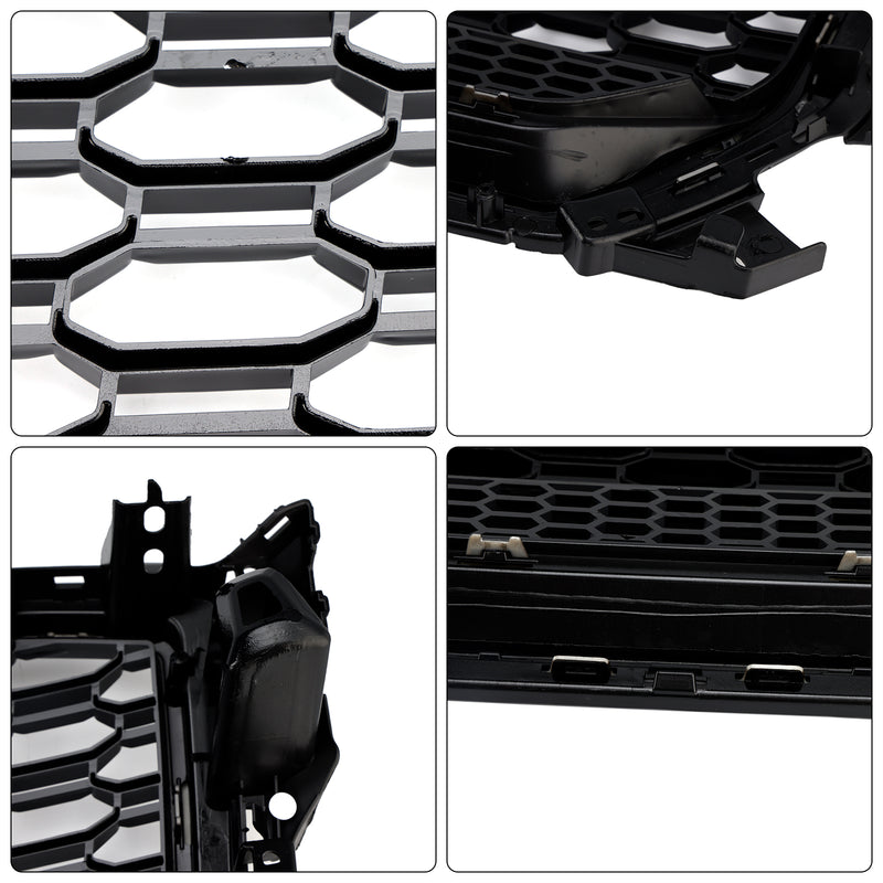 2016-2020 Audi Q2 Vor Facelift Frontkühlergrill Honigwabenstruktur Glänzend Schwarz