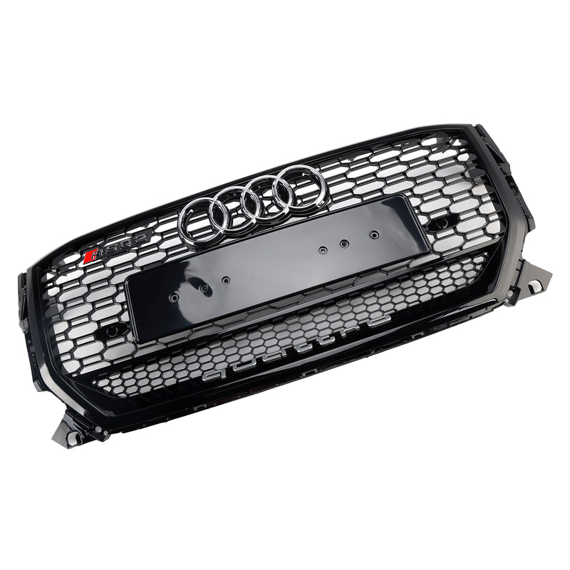 2016-2020 Audi Q2 Vor Facelift Frontkühlergrill Honigwabenstruktur Glänzend Schwarz