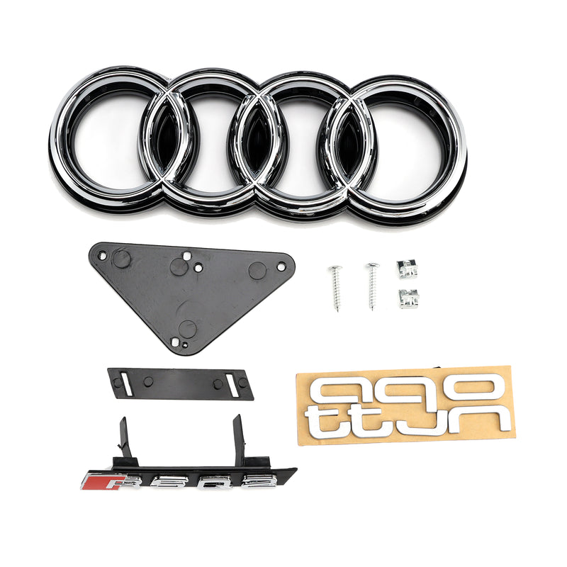 2016-2020 Audi Q2 Vor Facelift Frontkühlergrill Honigwabenstruktur Glänzend Schwarz