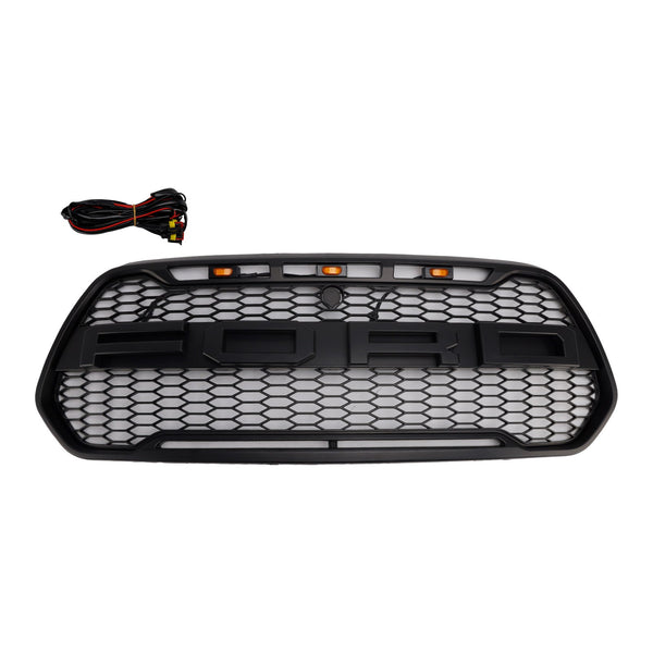 Kühlergrill für die Frontstoßstange, schwarz, für Ford Transit 150, 250, 350 und 350H (Modelljahre 2015–2019).