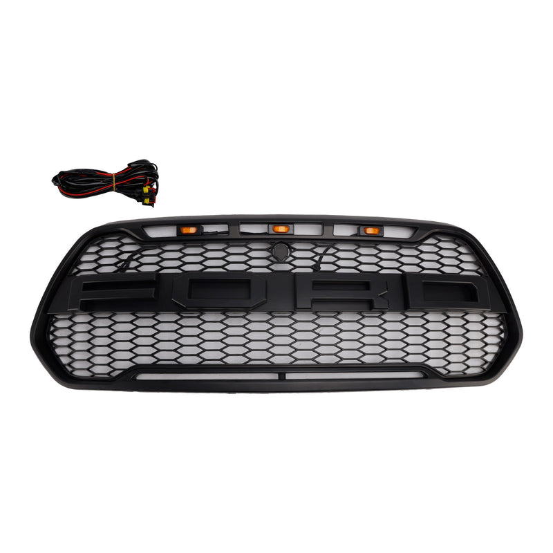 Kühlergrill für die Frontstoßstange, schwarz, für Ford Transit 150, 250, 350 und 350H (Modelljahre 2015–2019).