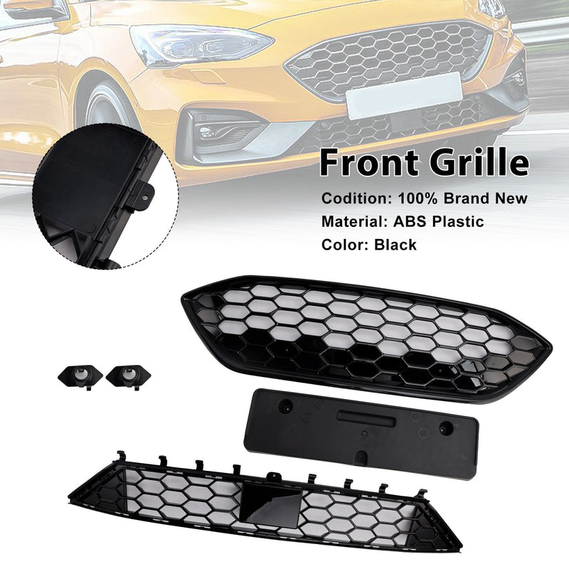 2019–2021 Toyota Sequoia mit LED-Beleuchtung, schwarzer Frontstoßstangengrill