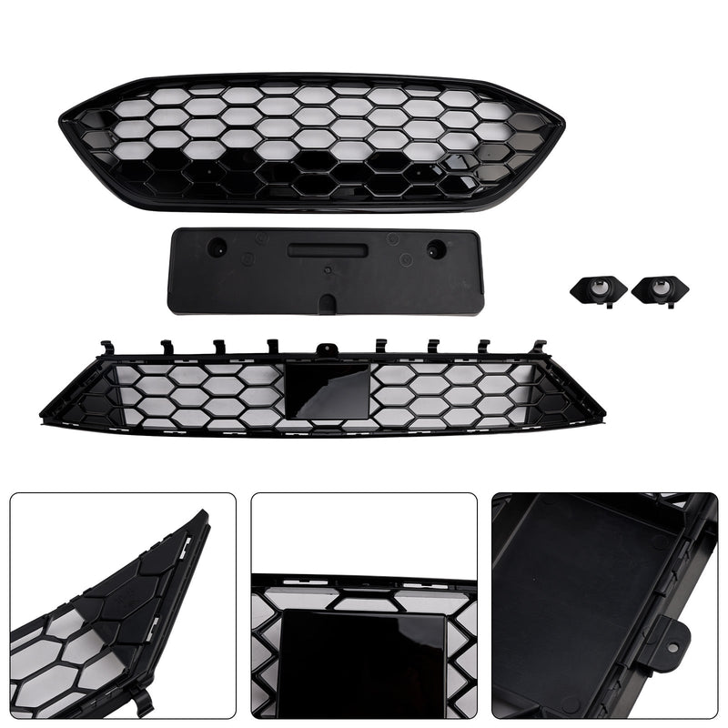 2019–2021 Toyota Sequoia mit LED-Beleuchtung, schwarzer Frontstoßstangengrill