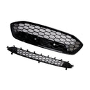 2018–2021 Ford Focus MK4 ST Style Schwarz Frontstoßstangengrill Untergrill