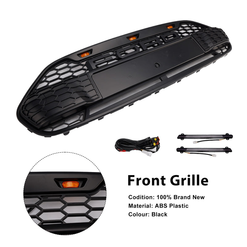 Ford Transit Connect (2014–2018) mit LED-Frontstoßstangengrill in Schwarz