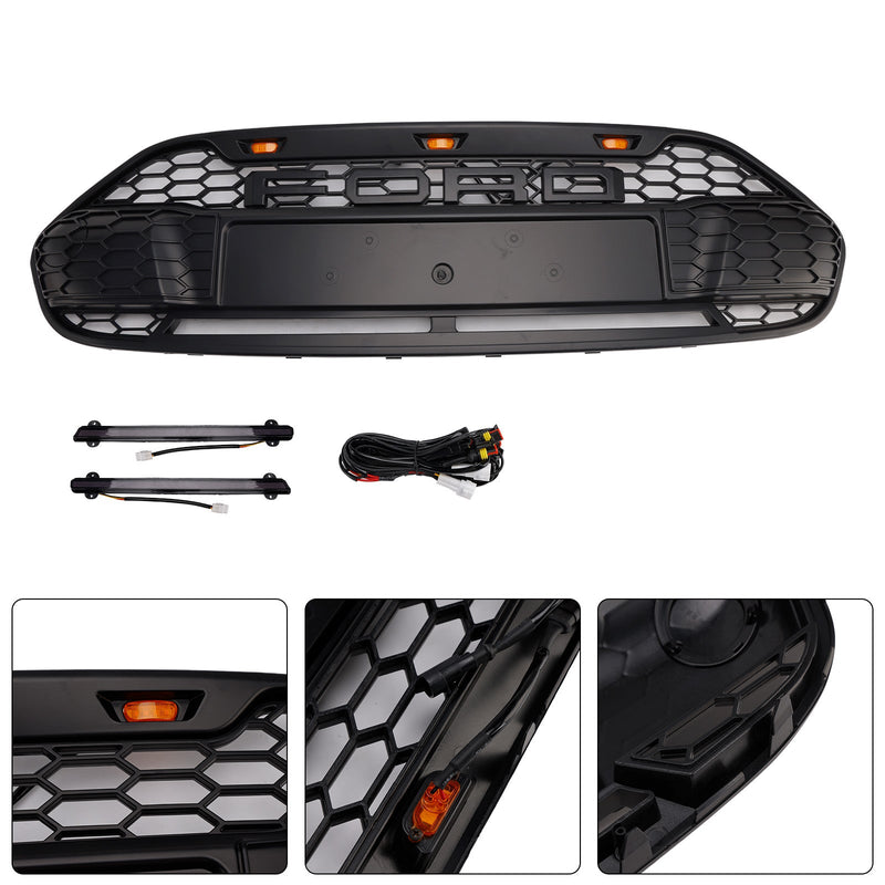 Ford Transit Connect (2014–2018) mit LED-Frontstoßstangengrill in Schwarz