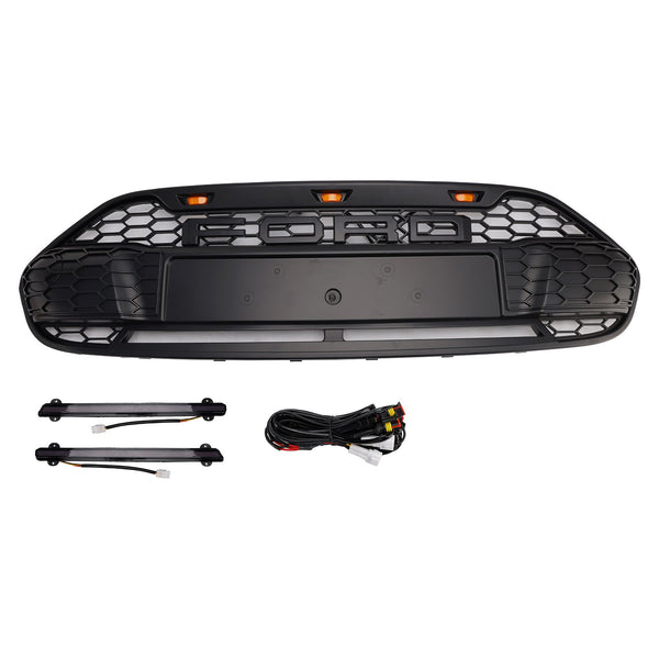 Ford Transit Connect (2014–2018) mit LED-Frontstoßstangengrill in Schwarz