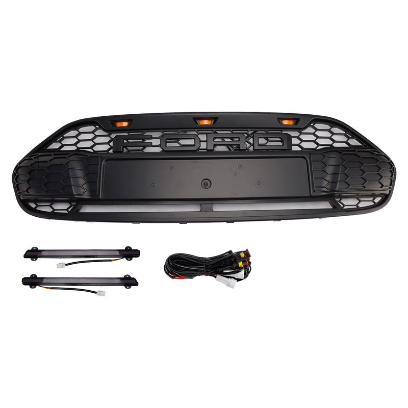 Ford Transit Connect (2014–2018) mit LED-Frontstoßstangengrill in Schwarz