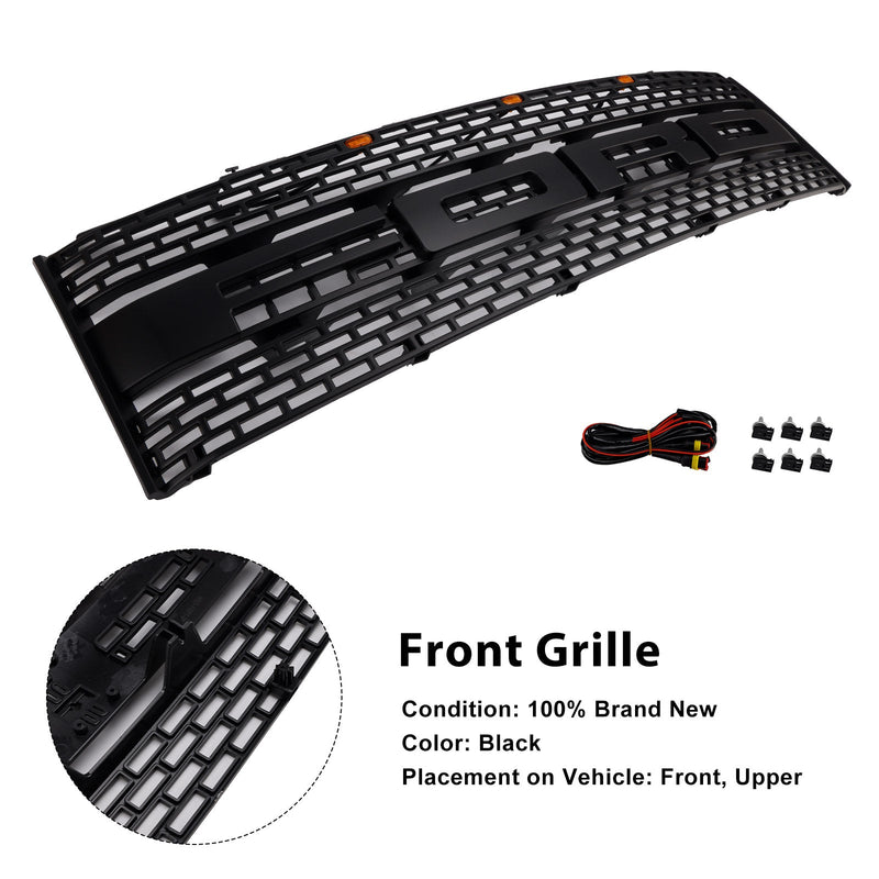 2010–2014 Ford F150 Raptor ohne Kameraloch, Kühlergrill für die Frontstoßstange, CL3Z8200DA