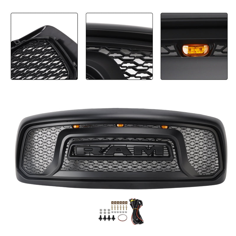 2002–2005 Dodge RAM 1500/2500/3500 Rebel Style Frontstoßstangengrill