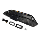 Mattschwarzer Frontstoßfängergrill für Ford Transit-Personenkraftwagen der Modelljahre 2013–2017  mit LED-Leuchten