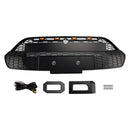 Mattschwarzer Frontstoßfängergrill für Ford Transit-Personenkraftwagen der Modelljahre 2013–2017  mit LED-Leuchten