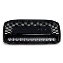 RS6 Style Front Grill Grill for Audi A6 S6 C7 C7PA 2016-2018 Honeycomb Mesh Black