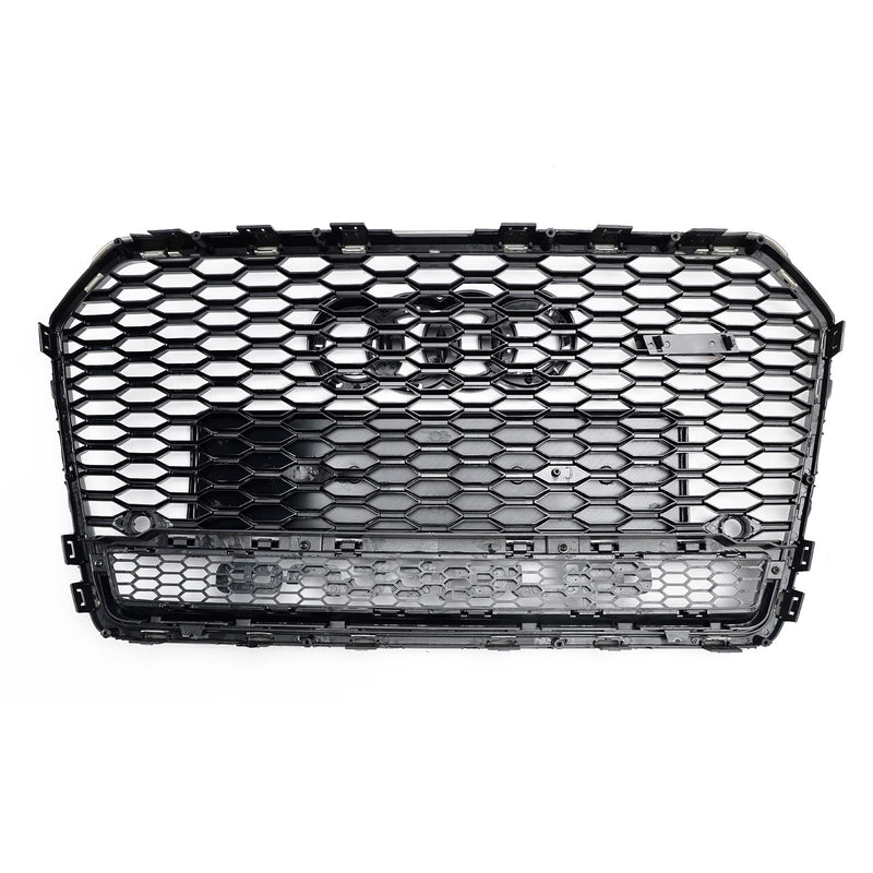 2016-2018 Audi A6 S6 C7 C7PA RS6 Style Honeycomb Mesh Front Grill Grill Svart