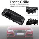 2016–2018 Audi S6 (C7) C7PA Facelift RS6 Style Front Grill with Honeycomb Grille