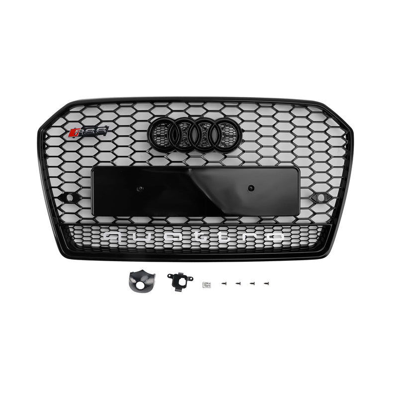 2016–2018 Audi S6 (C7) C7PA Facelift RS6 Style Waben Grille Grille Grille