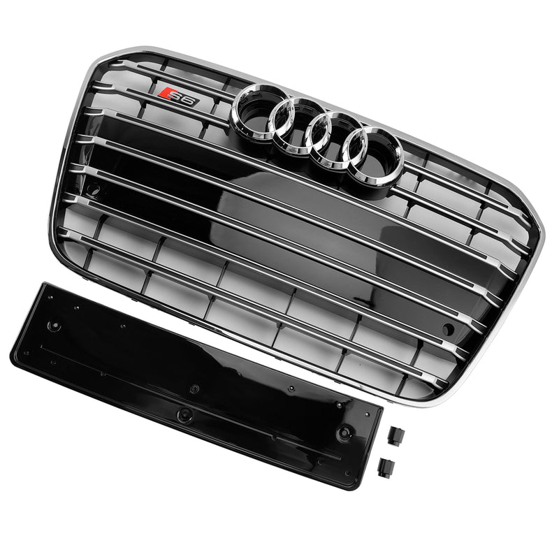 2012–2015 Audi A6 C7 S6 Stil Frontstoßstangengrill Kühlergrill Chrom