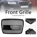 Schwarzer Honigwaben-Stoßfängergrill für Audi A6 C6 2008-2011 Facelift
