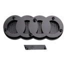 Czarna osłona zderzaka o strukturze plastra miodu do Audi A6 C6 2008-2011 po liftingu