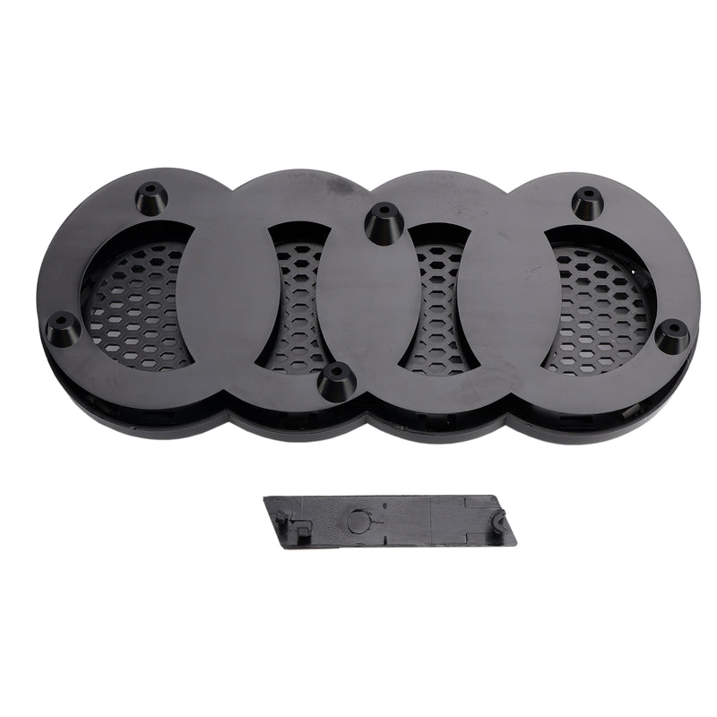 Czarna osłona zderzaka o strukturze plastra miodu do Audi A6 C6 2008-2011 po liftingu